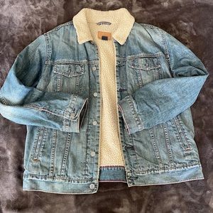GAP DENIM SHERPA JACKET